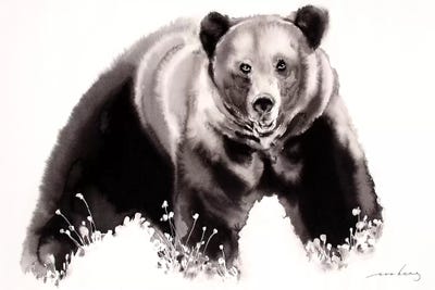 Brown Bear by Soo Beng Lim canvas print