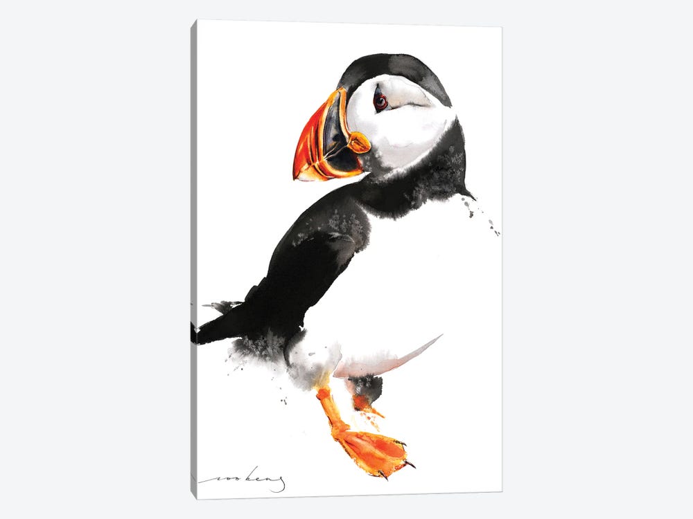 Puffin by Soo Beng Lim 1-piece Canvas Print