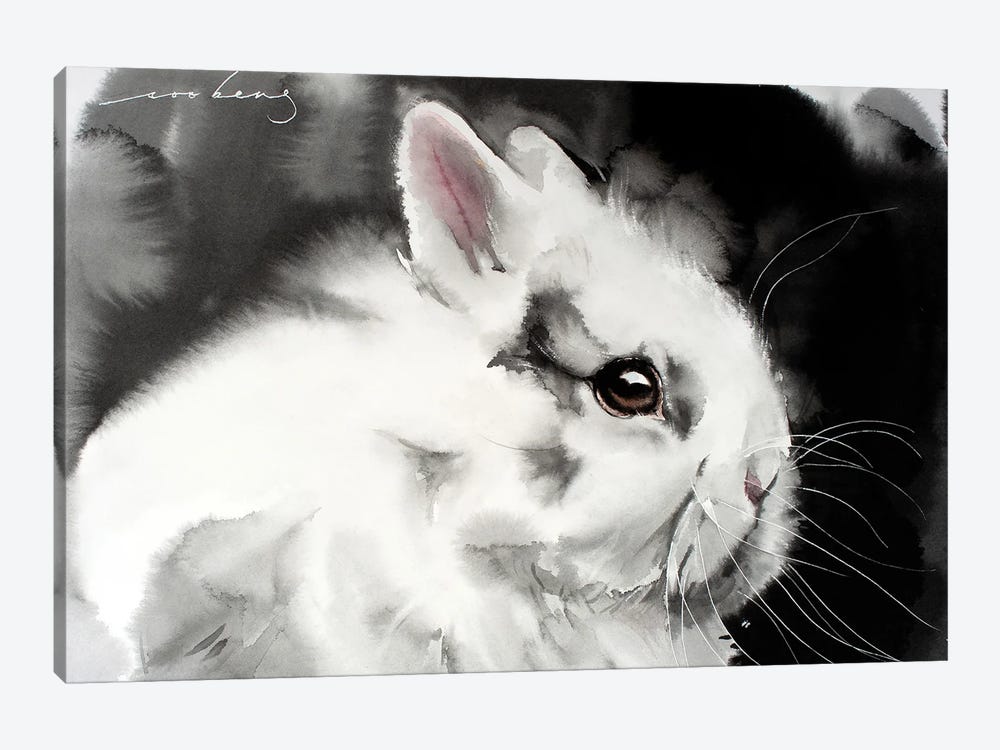White Rabbit by Soo Beng Lim 1-piece Canvas Print