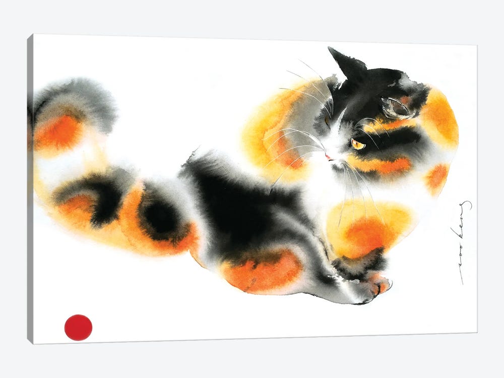 Gingery Cat by Soo Beng Lim 1-piece Art Print