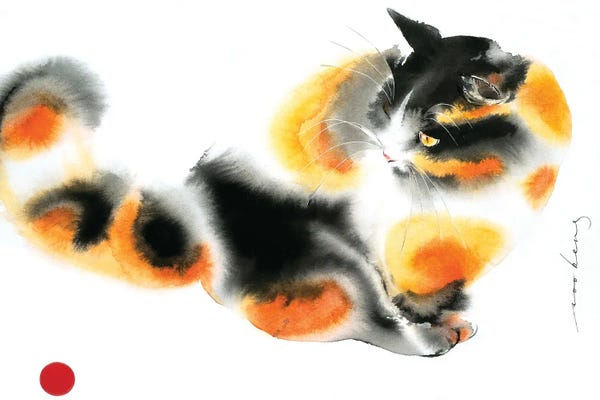 Calico Cats: Gingery Cat by Soo Beng Lim