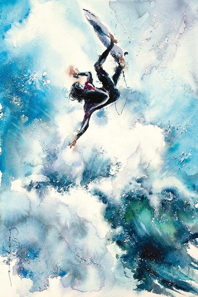 Kids Sports Art: Paradise Surf by Soo Beng Lim