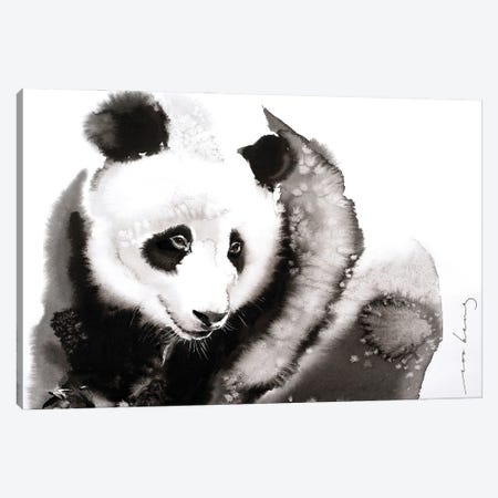 Cosy Panda II Canvas Print #LIM161} by Soo Beng Lim Canvas Art Print