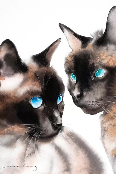 Cat Mate by Soo Beng Lim canvas print