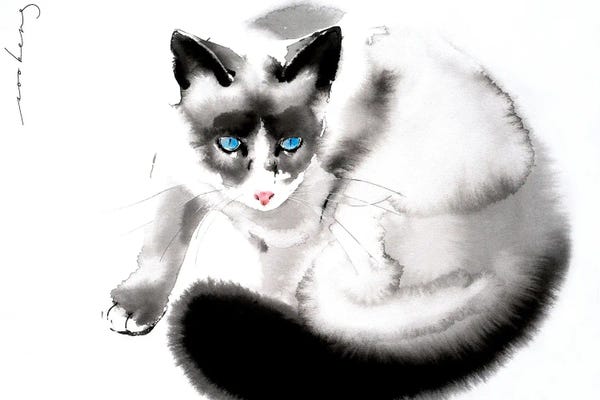 Siamese: Cat Curiosity II by Soo Beng Lim