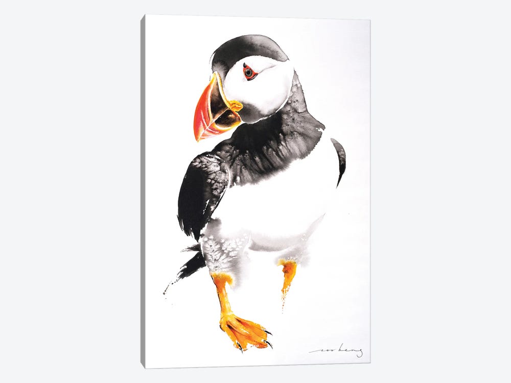 Puffin III by Soo Beng Lim 1-piece Canvas Art