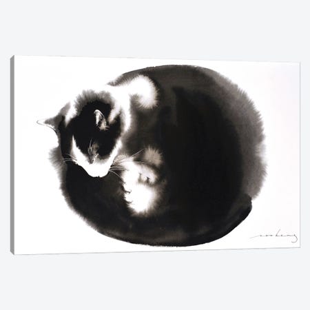 Kitty Ball Of Fur II Canvas Print #LIM185} by Soo Beng Lim Canvas Art
