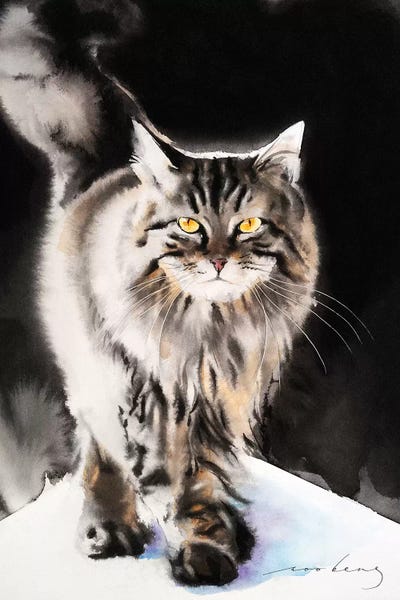 Cat Walk III by Soo Beng Lim canvas print