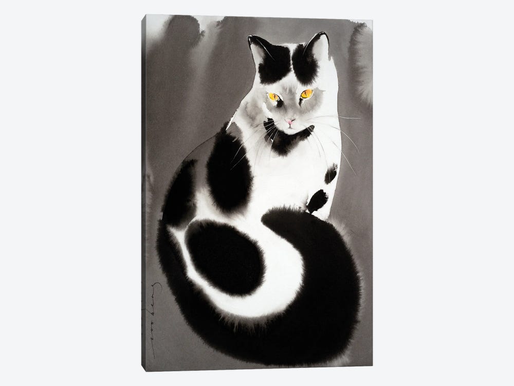 Kitty Pose by Soo Beng Lim 1-piece Canvas Wall Art