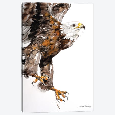 Eagle Power II Canvas Print #LIM199} by Soo Beng Lim Canvas Art