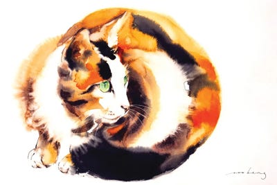 Ginger Cat by Soo Beng Lim art print