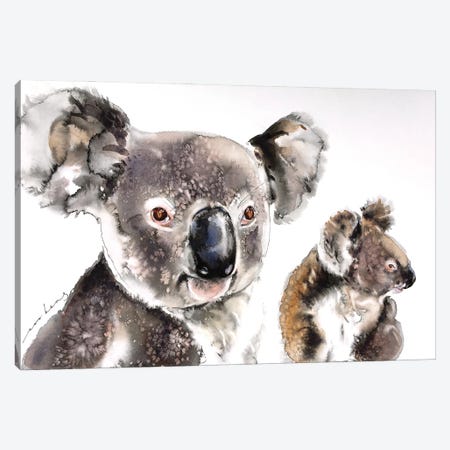 Koala Kinship Canvas Print #LIM207} by Soo Beng Lim Canvas Print