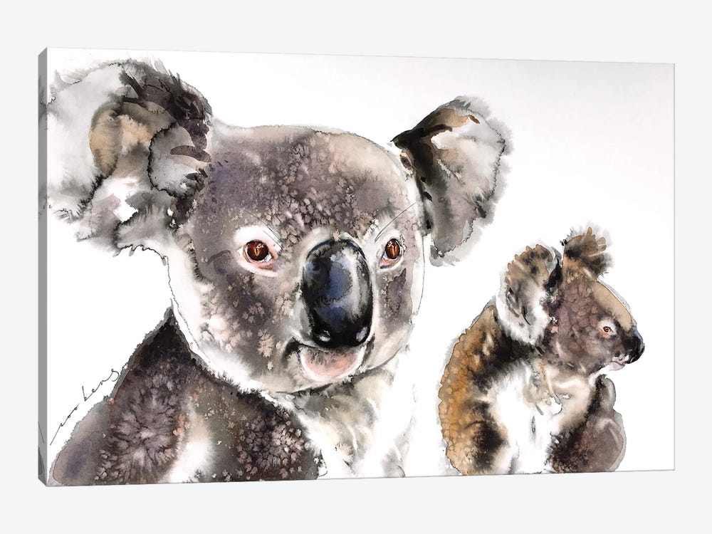 Koala Kinship by Soo Beng Lim 1-piece Canvas Artwork
