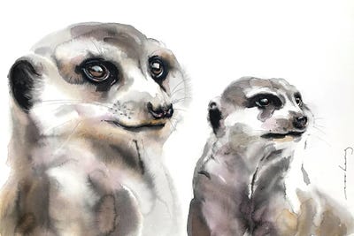 Meerkat Loyalty by Soo Beng Lim art print