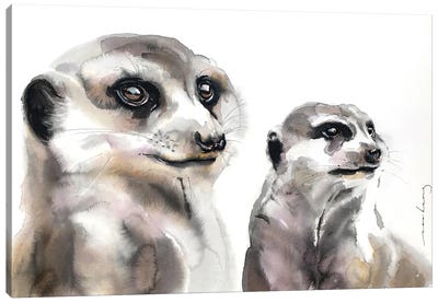 Meerkat Loyalty Canvas Art Print