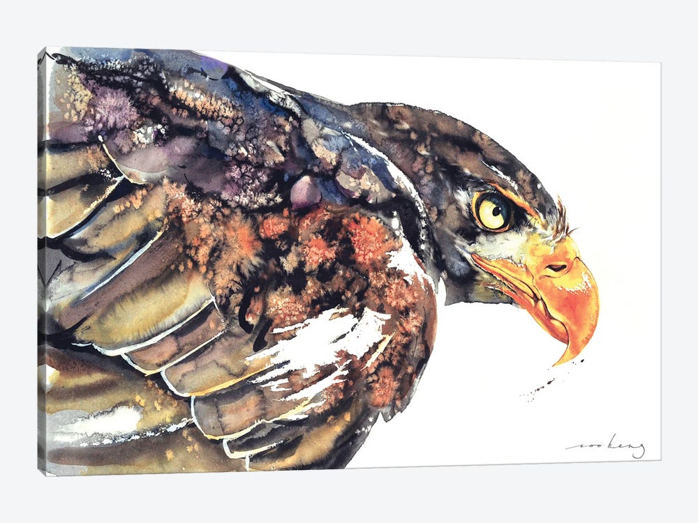 Eagle Dynamic by Soo Beng Lim 1-piece Canvas Art