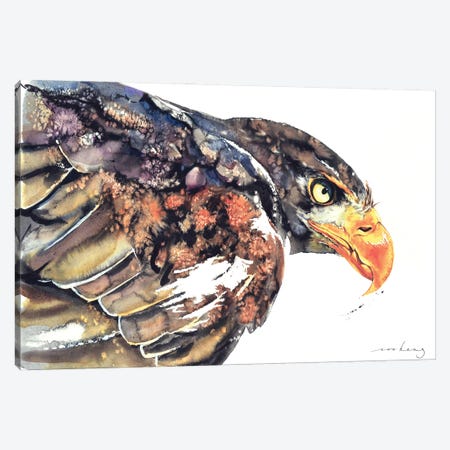 Eagle Dynamic Canvas Print #LIM223} by Soo Beng Lim Canvas Artwork