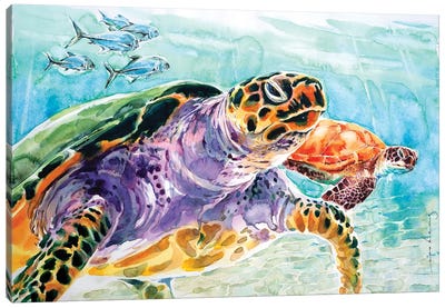 Leatherback II Canvas Art Print - Soo Beng Lim