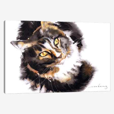 Cat in Wonder Canvas Print #LIM237} by Soo Beng Lim Canvas Wall Art