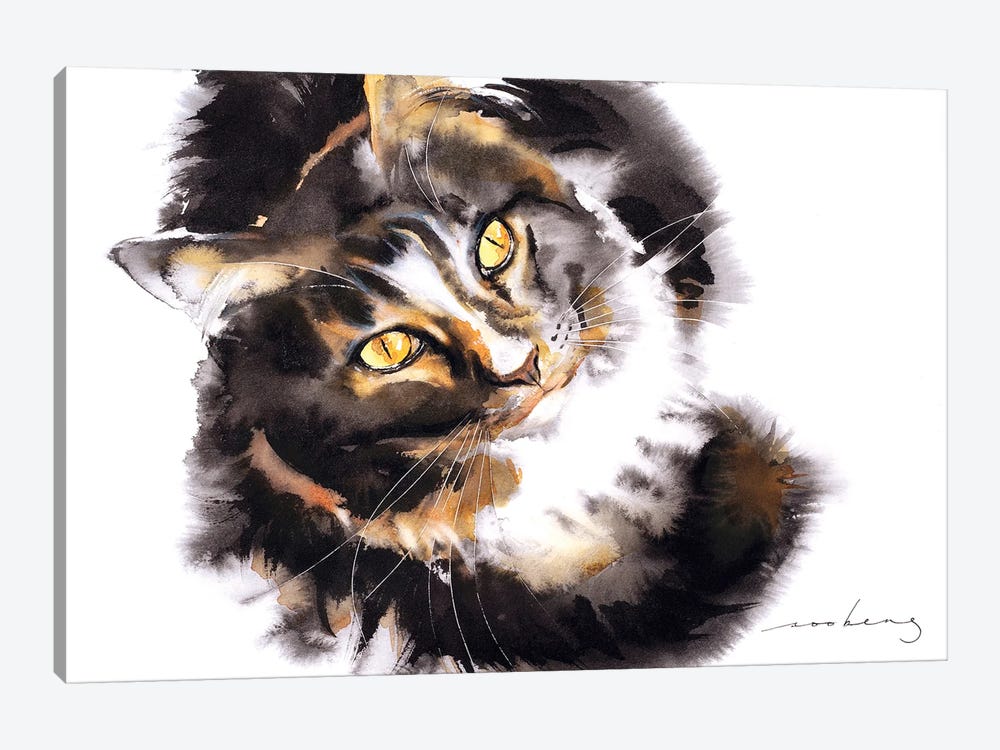Cat in Wonder by Soo Beng Lim 1-piece Art Print