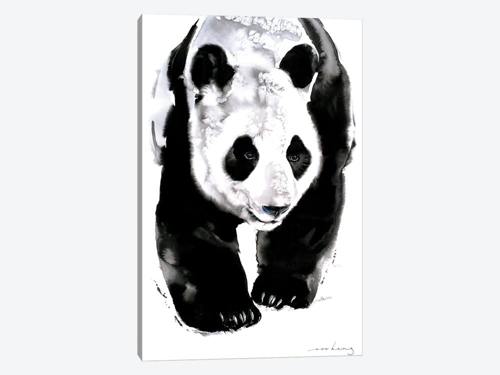 Panda Trail 1-piece Canvas Wall Art