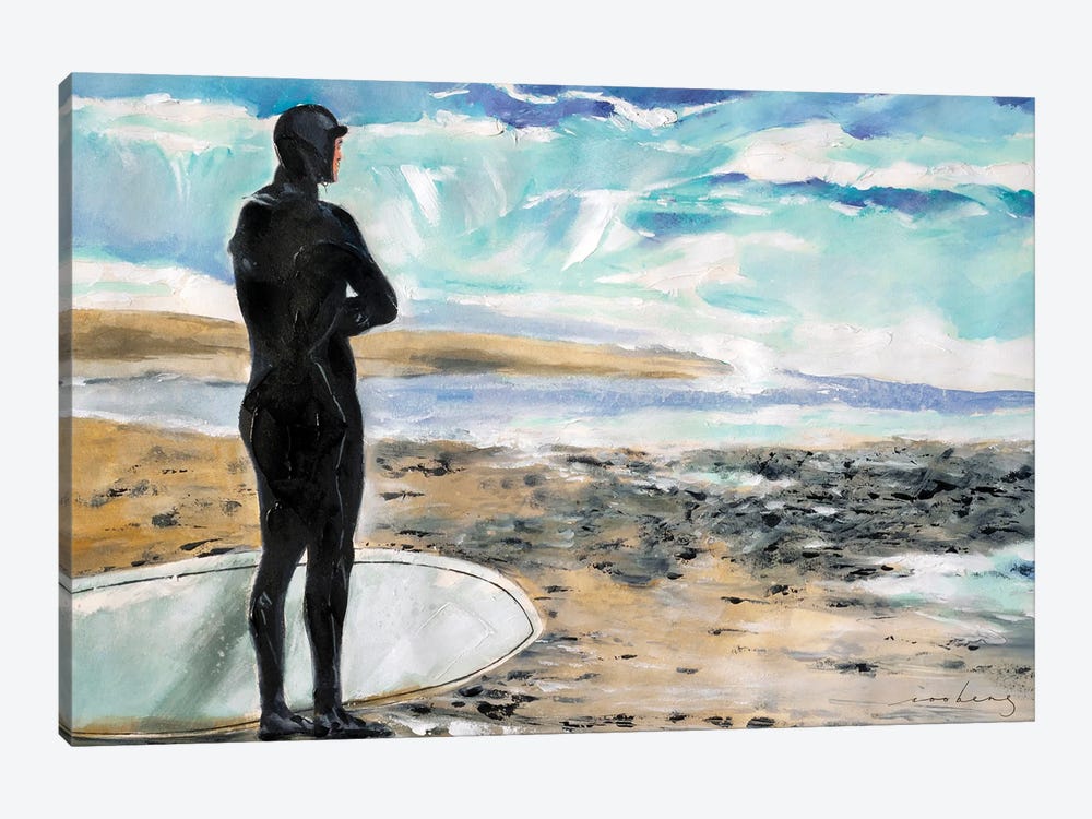 A Surfer's Wait by Soo Beng Lim 1-piece Canvas Wall Art