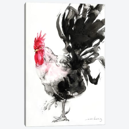 Rooster Flair Canvas Print #LIM246} by Soo Beng Lim Canvas Print