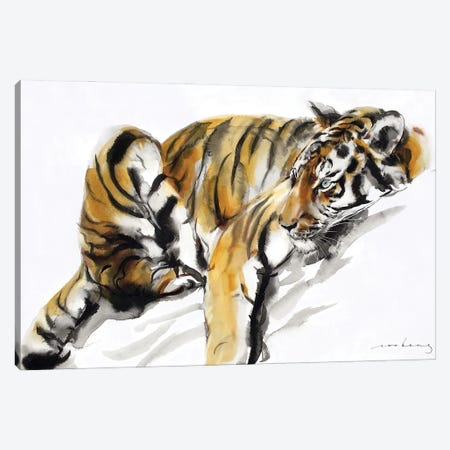 A Tiger's Rest Canvas Print #LIM247} by Soo Beng Lim Canvas Art Print