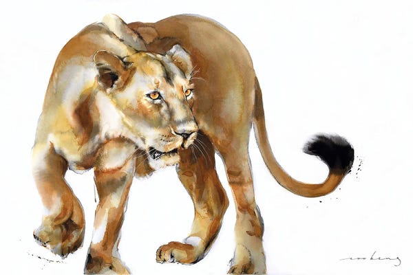 Soo Beng Lim: Lion Hunt by Soo Beng Lim