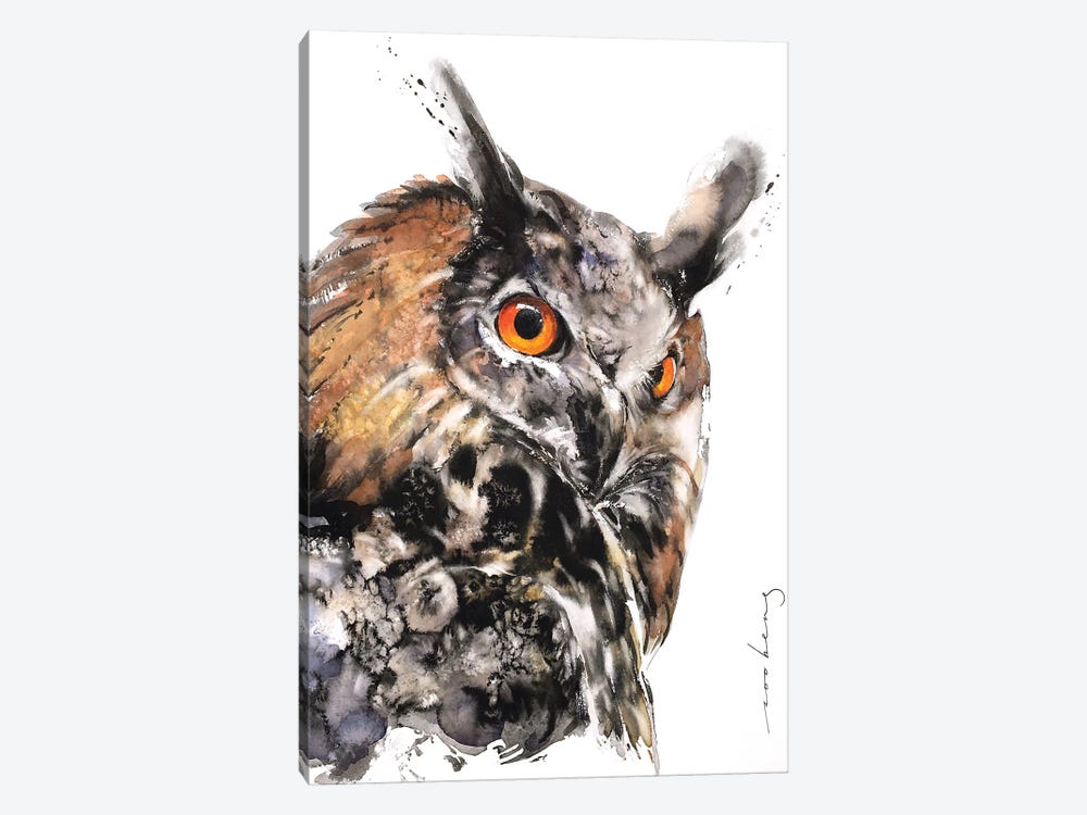 Hello Owl by Soo Beng Lim 1-piece Canvas Print