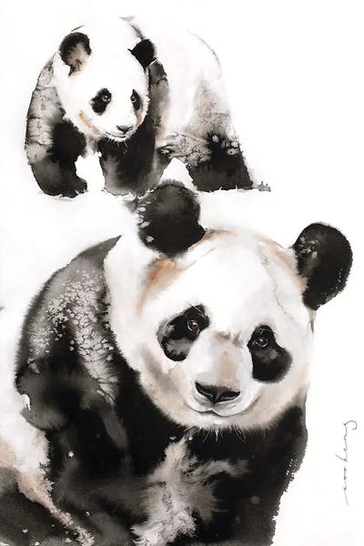 Soo Beng Lim: Panda Pair by Soo Beng Lim