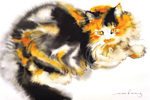 Orange Cats: Ginger Cat II by Soo Beng Lim