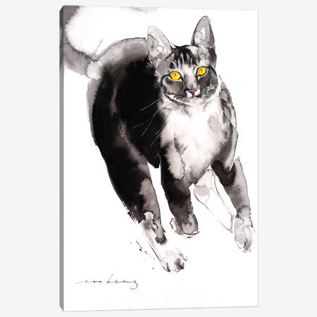 Chaser Cat II Canvas Print #LIM267} by Soo Beng Lim Canvas Print