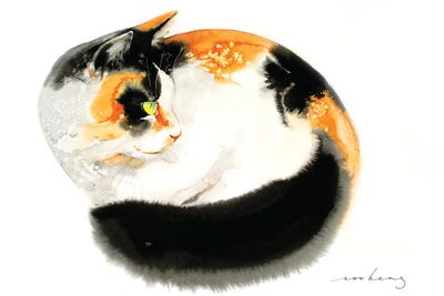 Cosy Cat by Soo Beng Lim canvas print