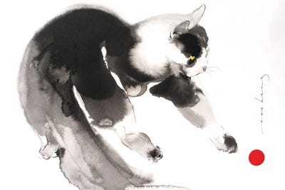 Kitty Play III by Soo Beng Lim canvas print