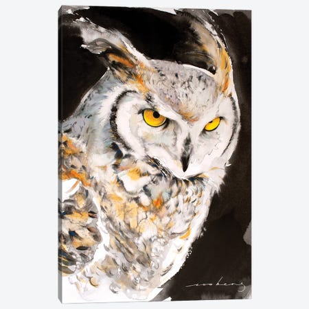 Mystical Owl Canvas Print #LIM278} by Soo Beng Lim Art Print