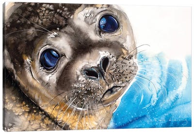 Pure Innocence Canvas Art Print - Seal Art