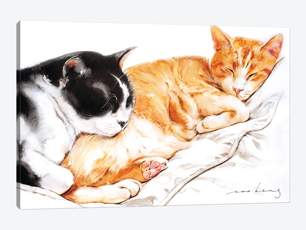 Wei And Bei by Soo Beng Lim 1-piece Canvas Art