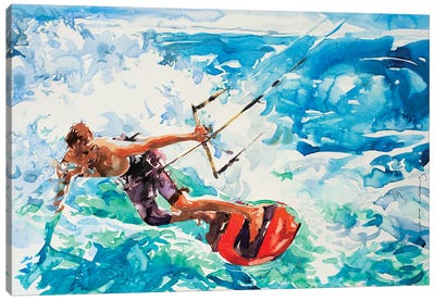 Wild Exhilarations Canvas Art Print - Extreme Sports