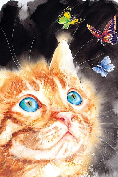 Orange Cats: Winged Friends II by Soo Beng Lim