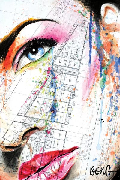 Contemporary Woman I by Soo Beng Lim canvas print