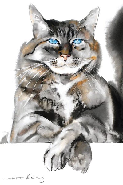 Soo Beng Lim: Smug Puss by Soo Beng Lim