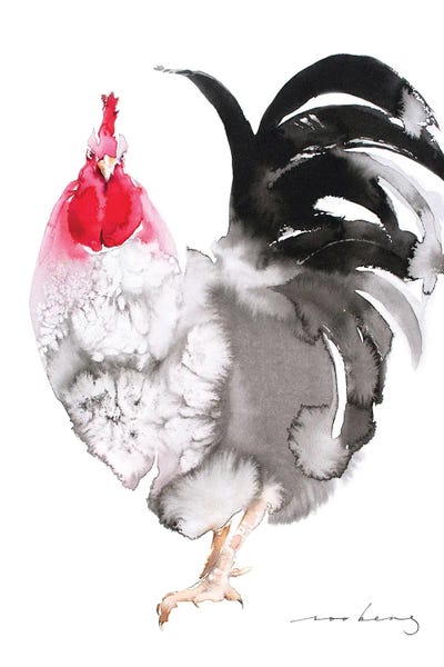 Chickens & Roosters: Rooster Charm by Soo Beng Lim