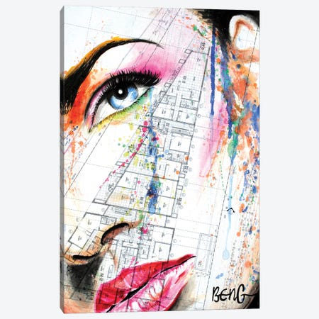Contemporary Woman I Canvas Print #LIM29} by Soo Beng Lim Canvas Print