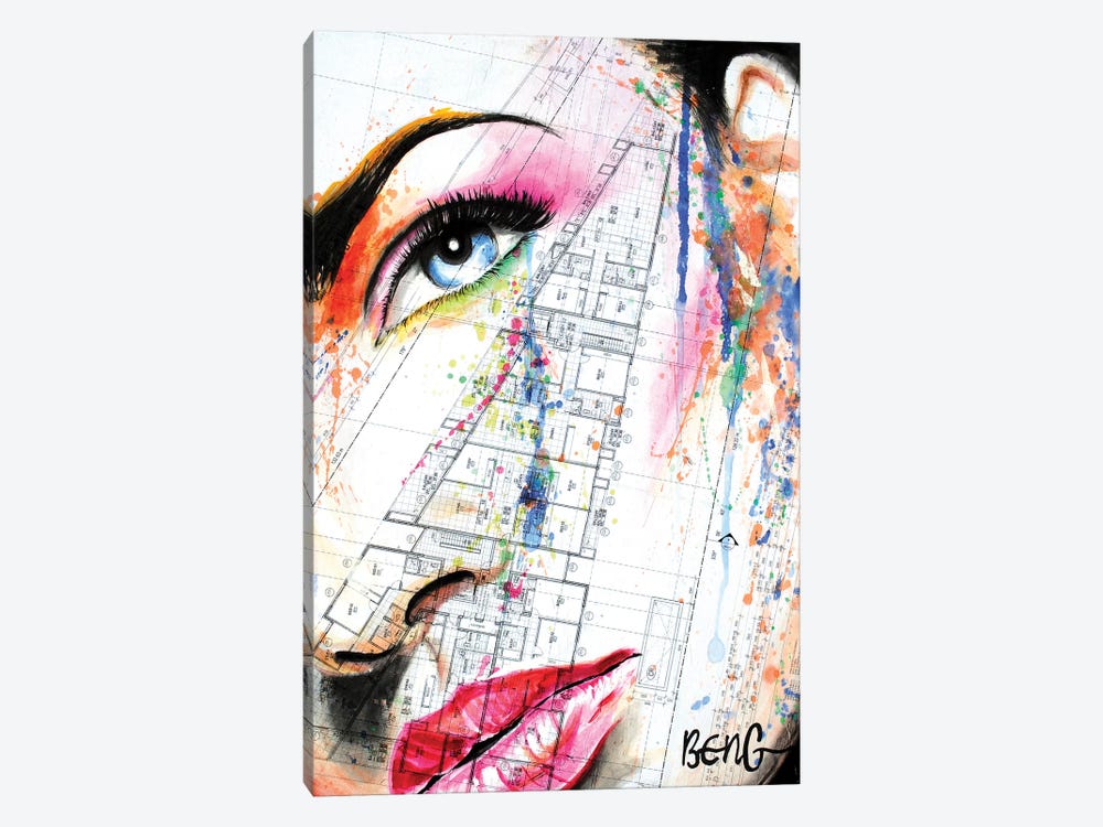 Contemporary Woman I by Soo Beng Lim 1-piece Canvas Art Print