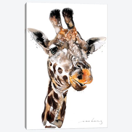 Giraffe III Canvas Print #LIM301} by Soo Beng Lim Canvas Print