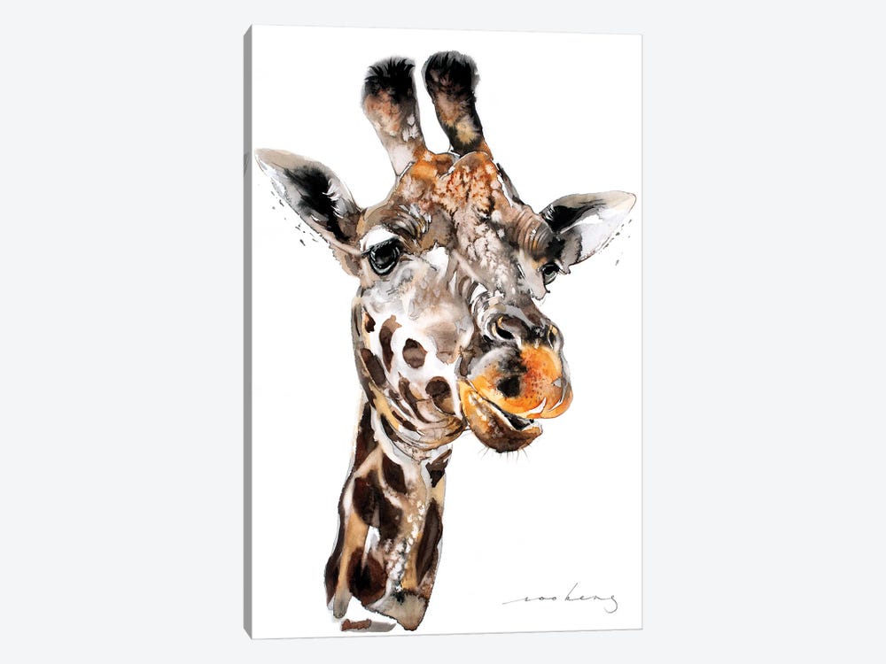 Giraffe III by Soo Beng Lim 1-piece Canvas Print