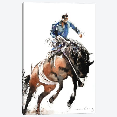 Brumby Ride Canvas Print #LIM305} by Soo Beng Lim Canvas Art