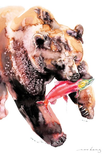 Trout: Beary Good Catch by Soo Beng Lim