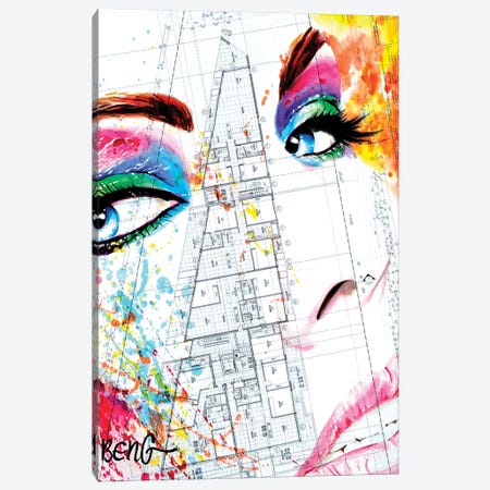 Contemporary Woman II Canvas Print #LIM30} by Soo Beng Lim Canvas Wall Art